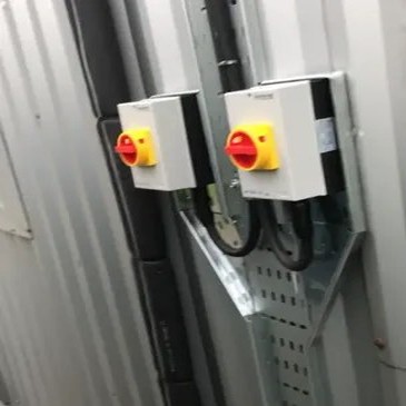 Industrial electrical isolator installation